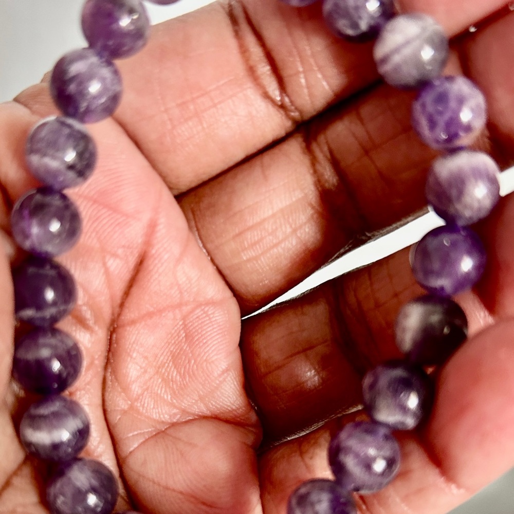 Amethyst Bracelet, crystal bracelet - Picture 3 of 3